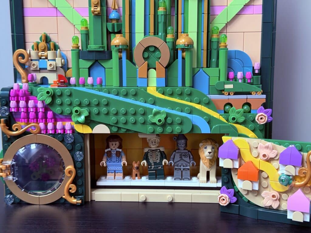 lego wicked 75685 emerald city wall art00030