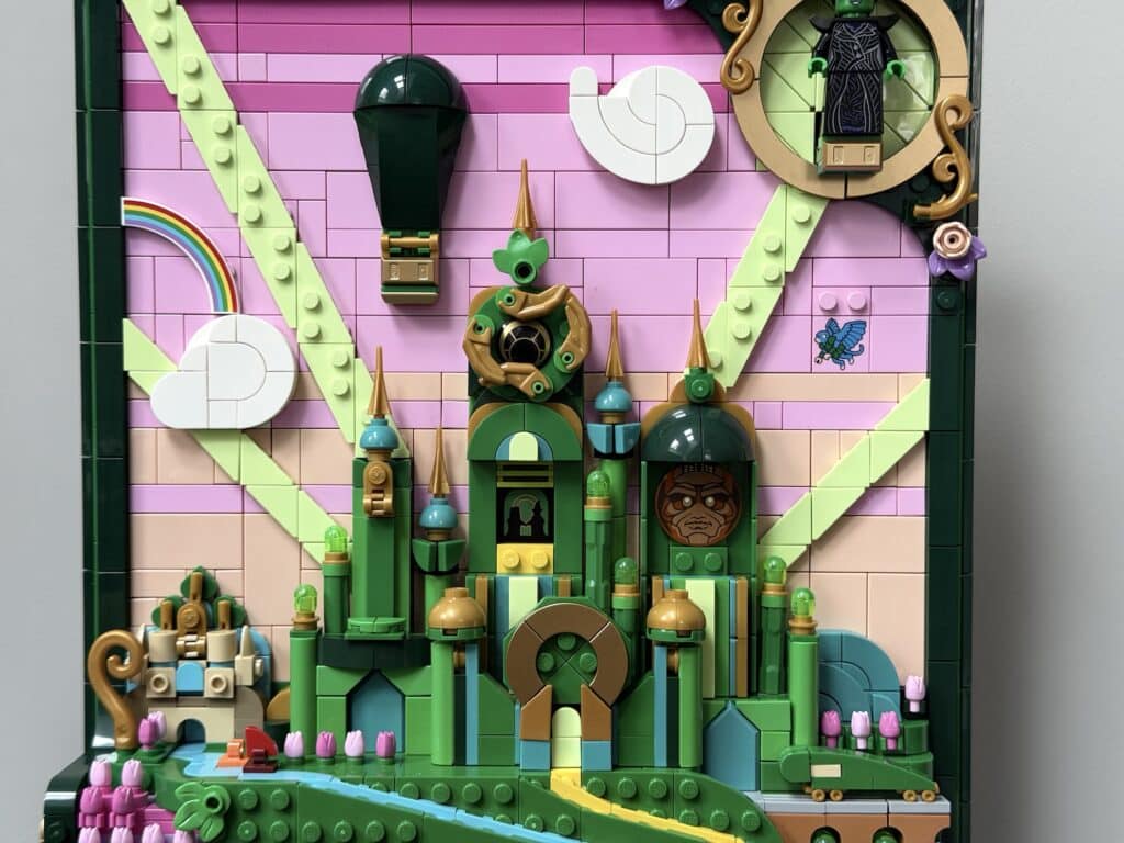 lego wicked 75685 emerald city wall art00034