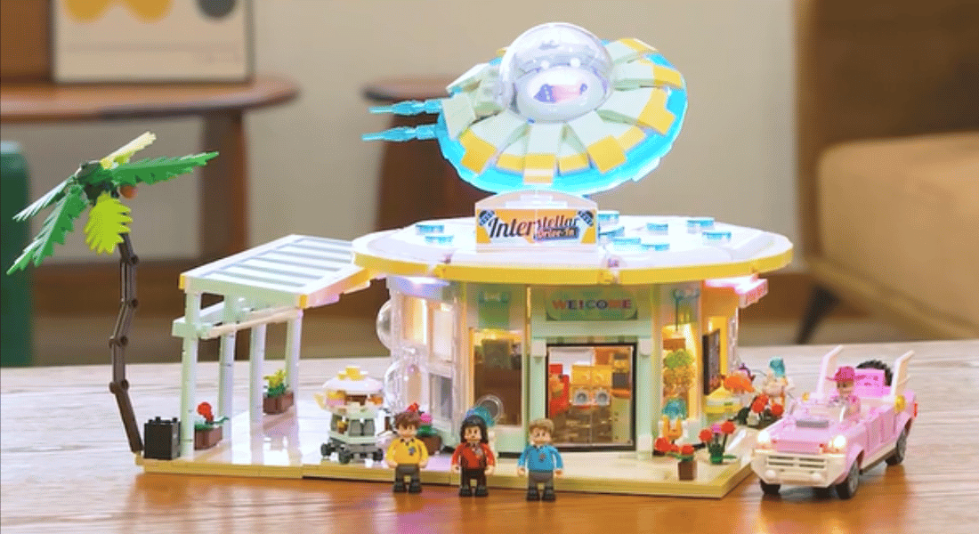 Lumibricks Interstellar Drive-In onthuld – een ode aan de klassieke Amerikaanse diner