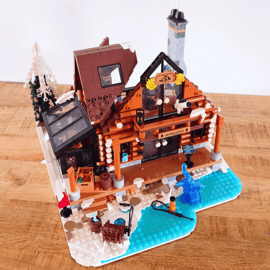 review lumibricks aurora cabin met noorderlichtprojectie (16)