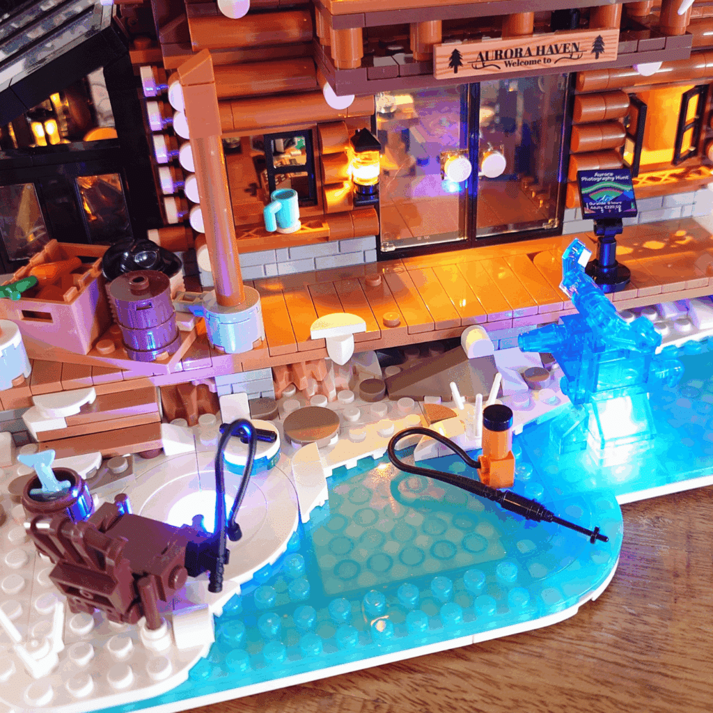 review lumibricks aurora cabin met noorderlichtprojectie (19)