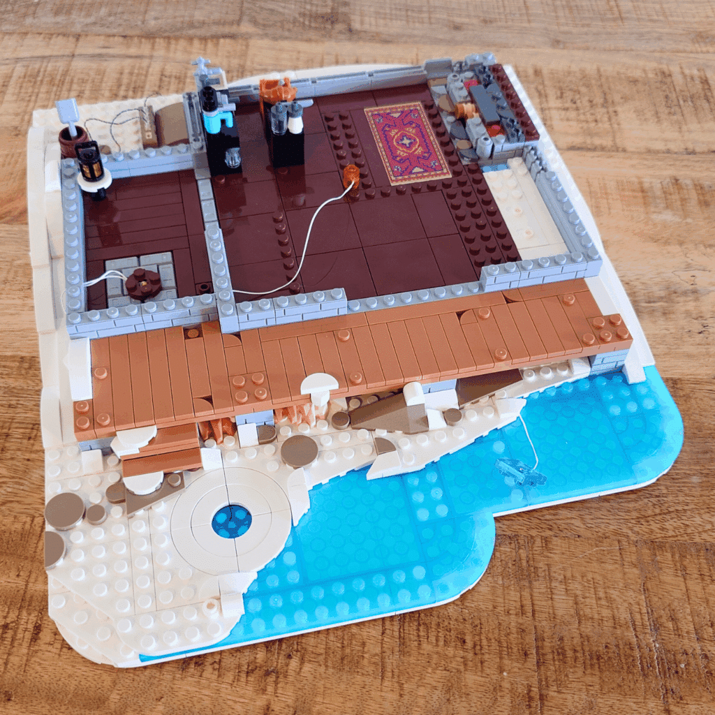 review lumibricks aurora cabin met noorderlichtprojectie (2)