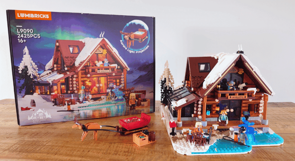 review lumibricks aurora cabin met noorderlichtprojectie (23)