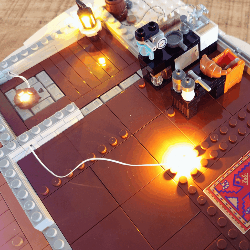 review lumibricks aurora cabin met noorderlichtprojectie (4)