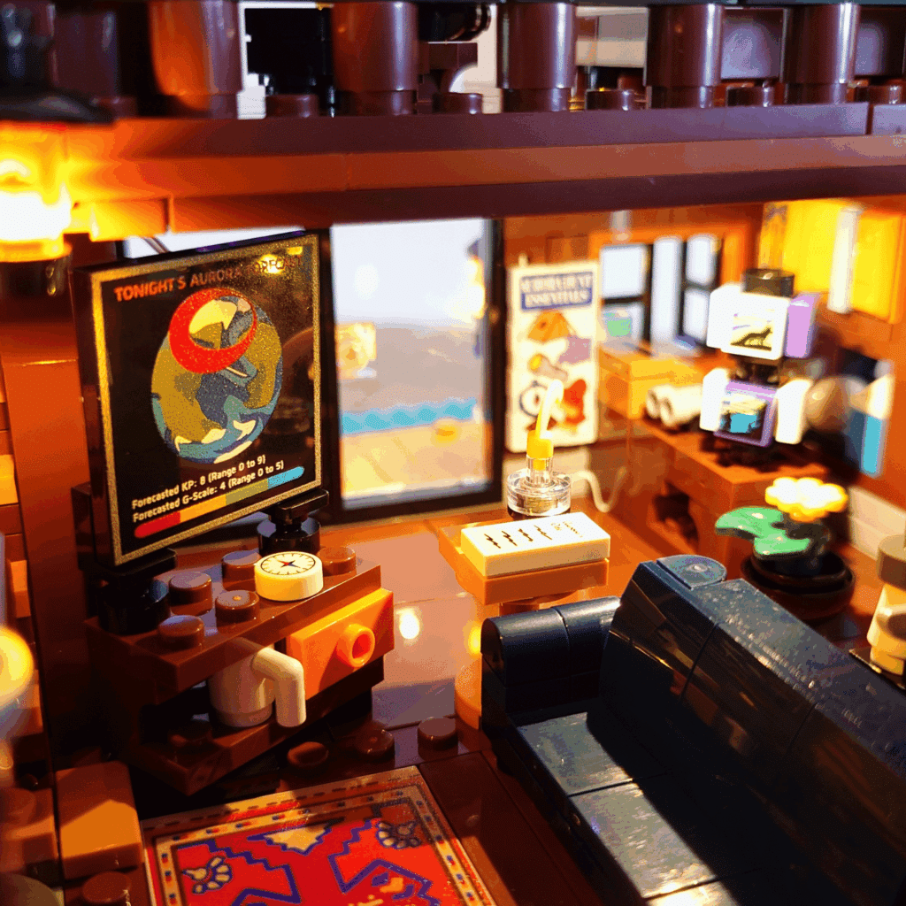 review lumibricks aurora cabin met noorderlichtprojectie (8)