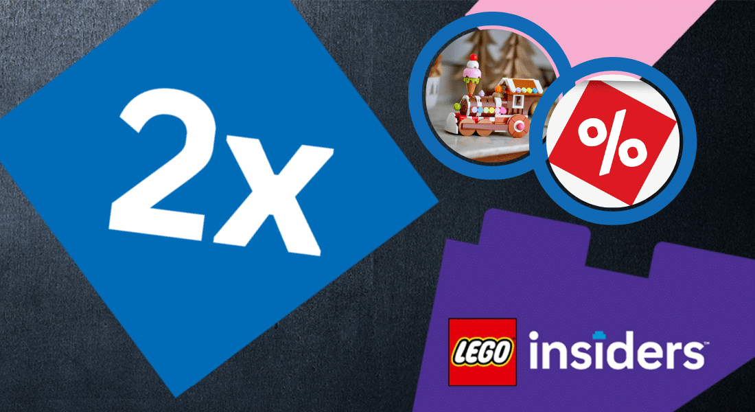 Je krijgt nu weer dubbele LEGO Insiders-punten op jouw LEGO aankopen
