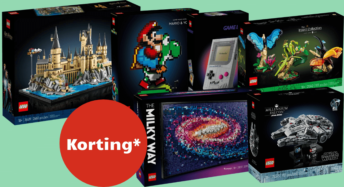 [Dagdeal] Korting op LEGO voor kids en volwassenen – veel sets voor een scherpe prijs