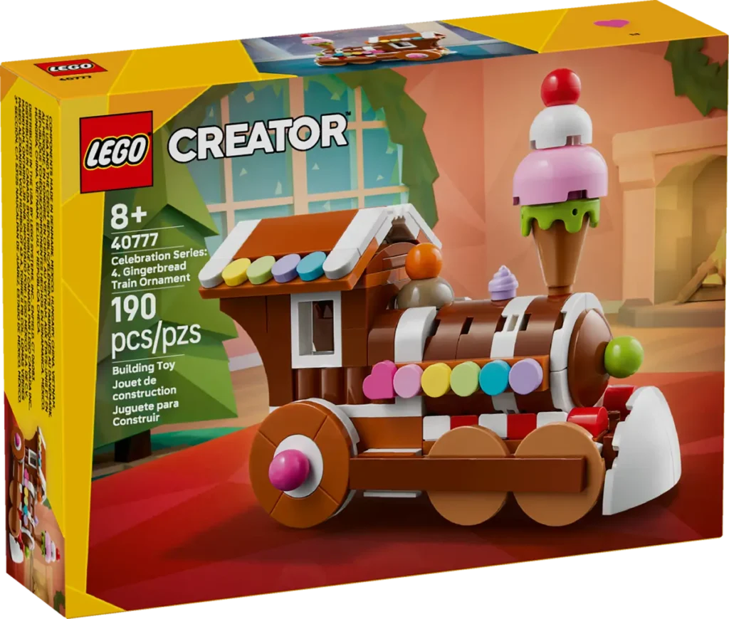 lego 40777 celebration series gingerbread train ornament (1)