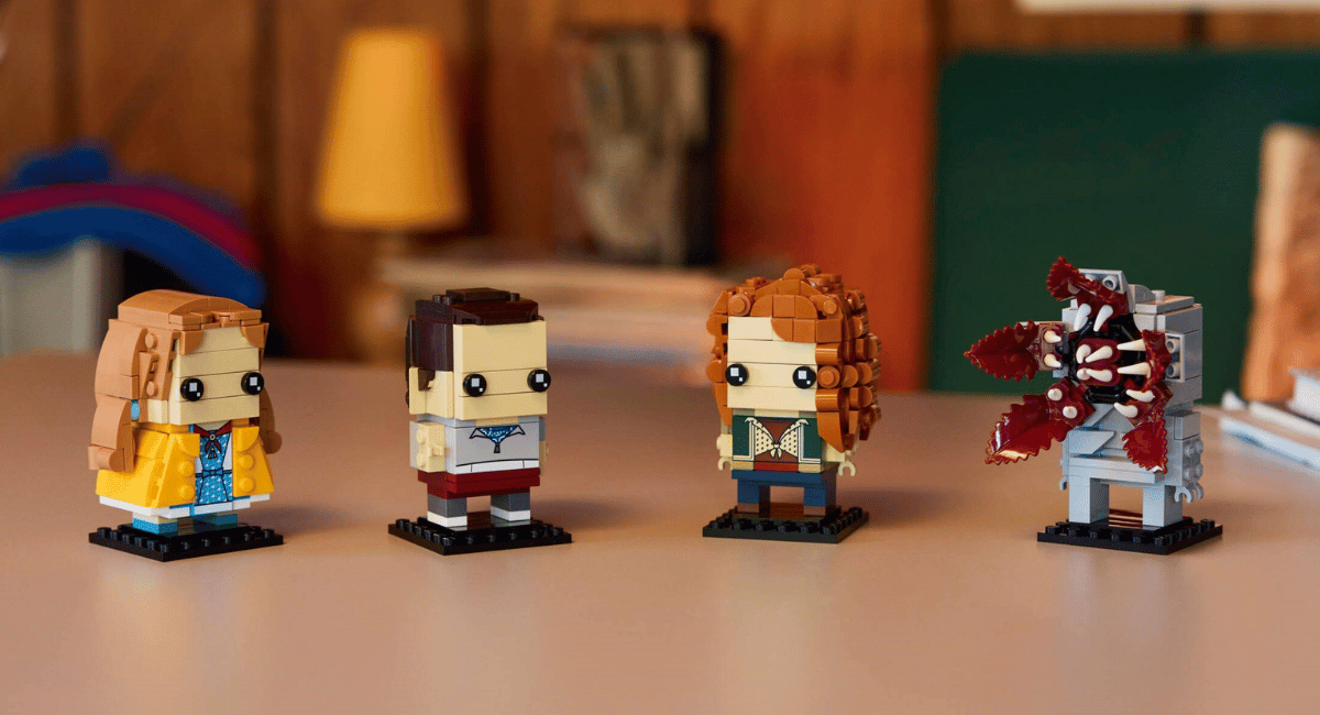LEGO BrickHeadz 40879 Eleven, Max, Demogorgon and Holly Figures onthuld