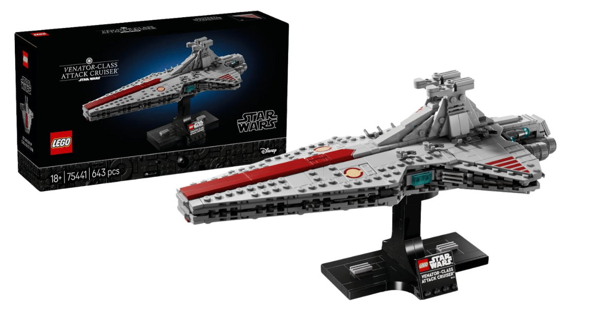 LEGO Star Wars 75441 Venator-Class Attack Cruiser onthuld – vanaf januari te koop
