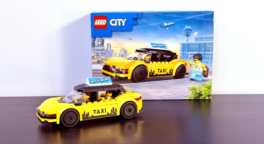 Review – Van A naar Brick met de LEGO City 60487 Yellow Taxi