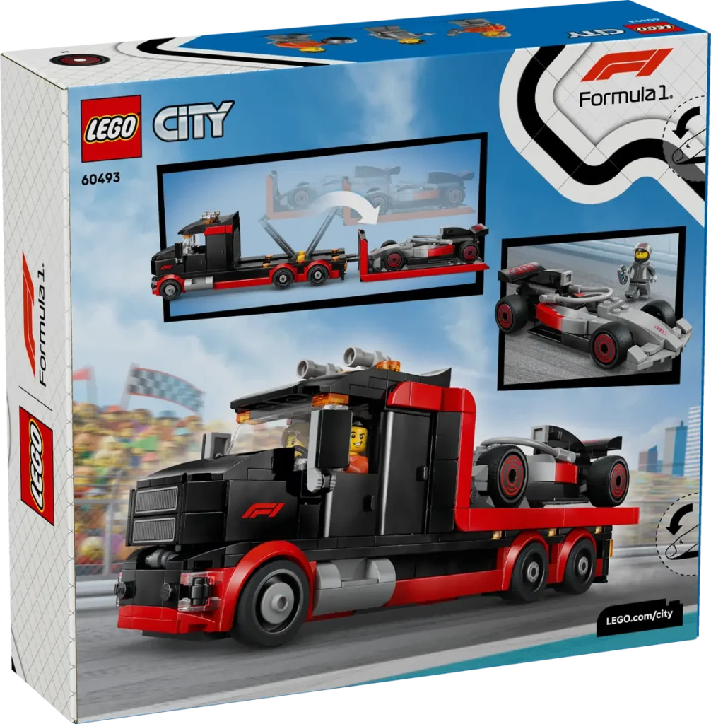 lego city 60493 f1 display truck with audi f1 race car (2)