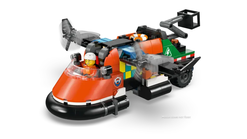 lego city 60505 airplane, service truck & hovercraft remix (7)