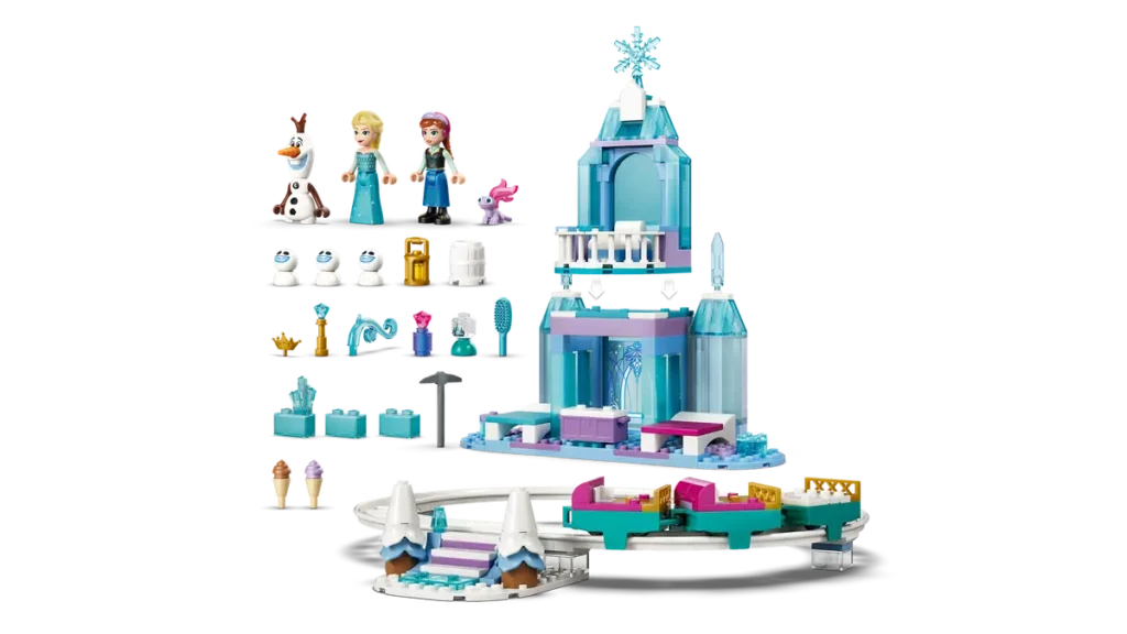 lego disney 43281 elsa’s ice castle and snow ride (6)