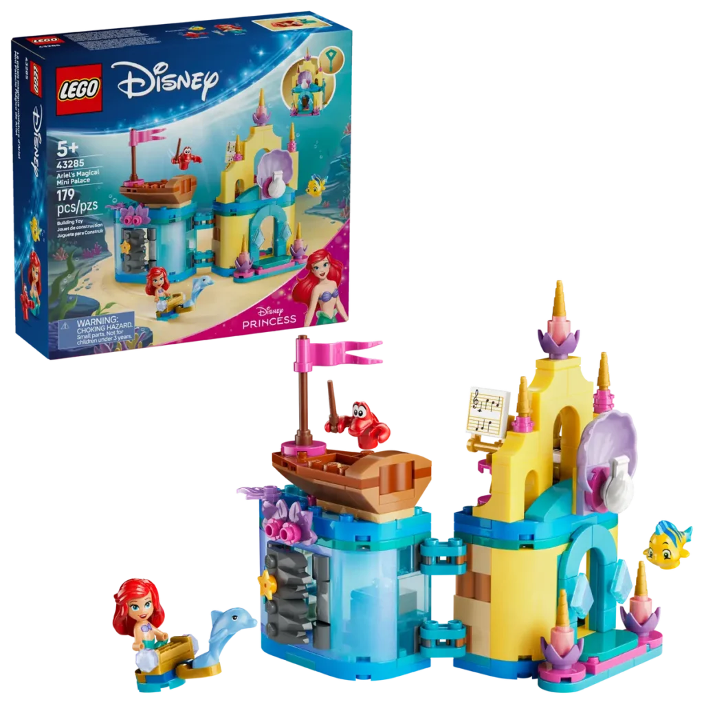 lego disney 43285 ariel’s magical mini palace (1)