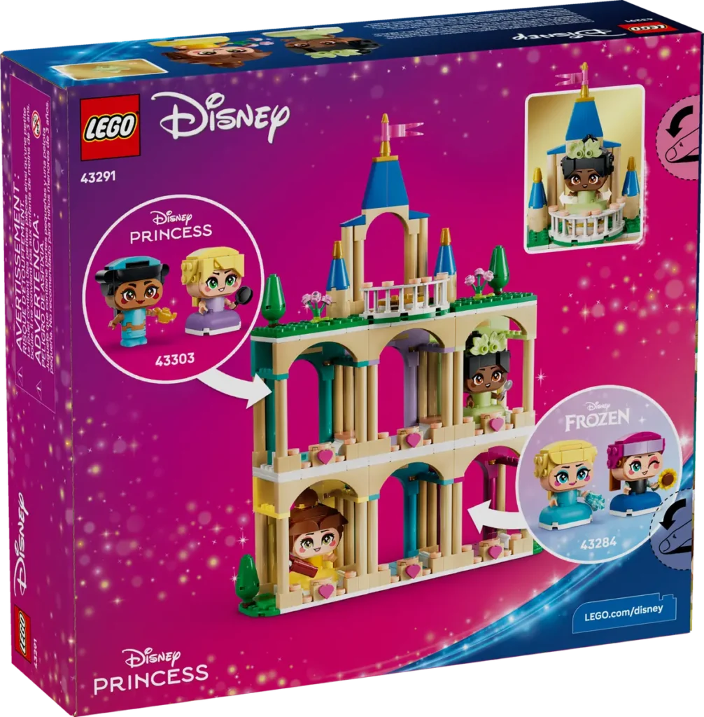 lego disney 43291 mini belle & tiana with castle (8)