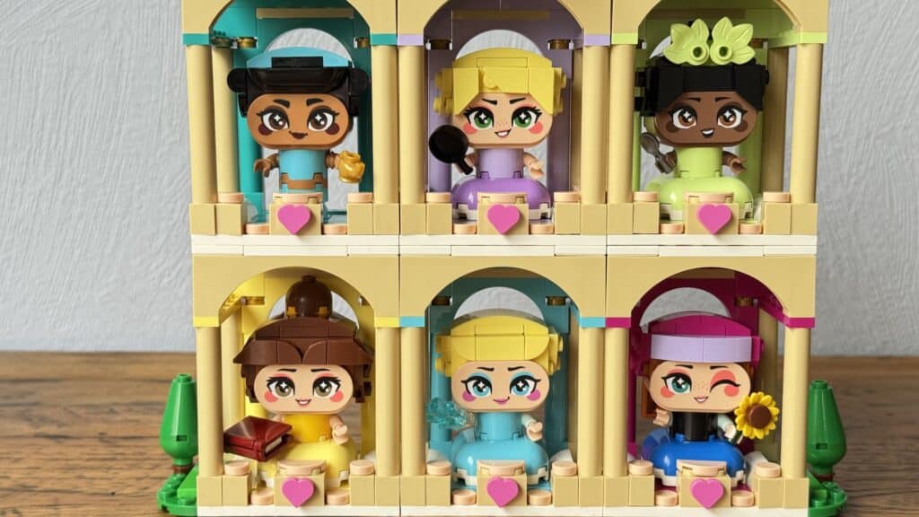 lego disney 43291 mini belle and tiana with castle 43303 mini jasmine and rapunzel 43284 mini anna and elsa7