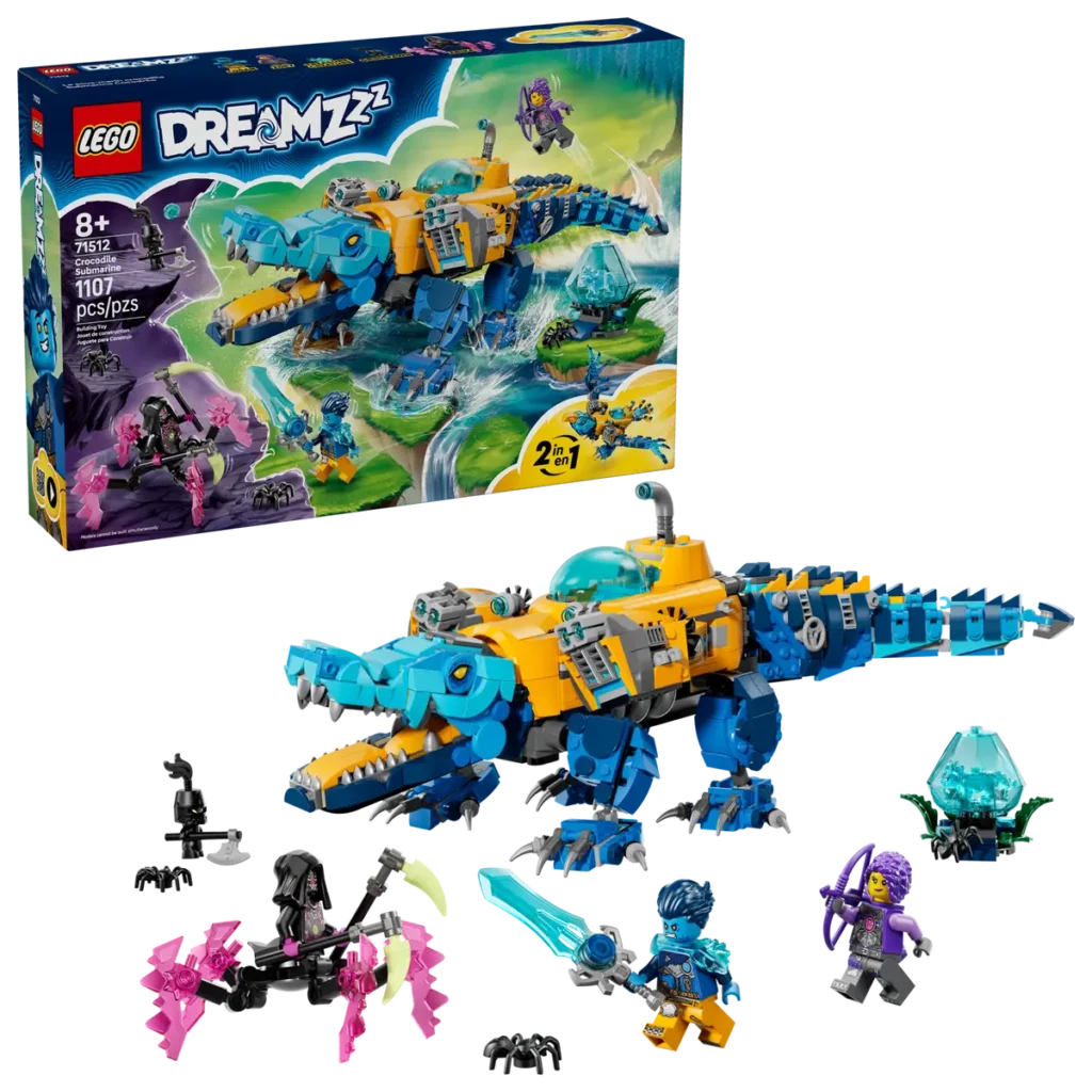 lego dreamzzz 71512 crocodile submarine (1)