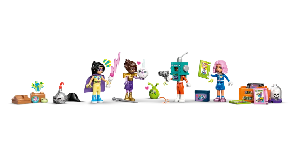 lego friends 42674 comic book and game shop (4)