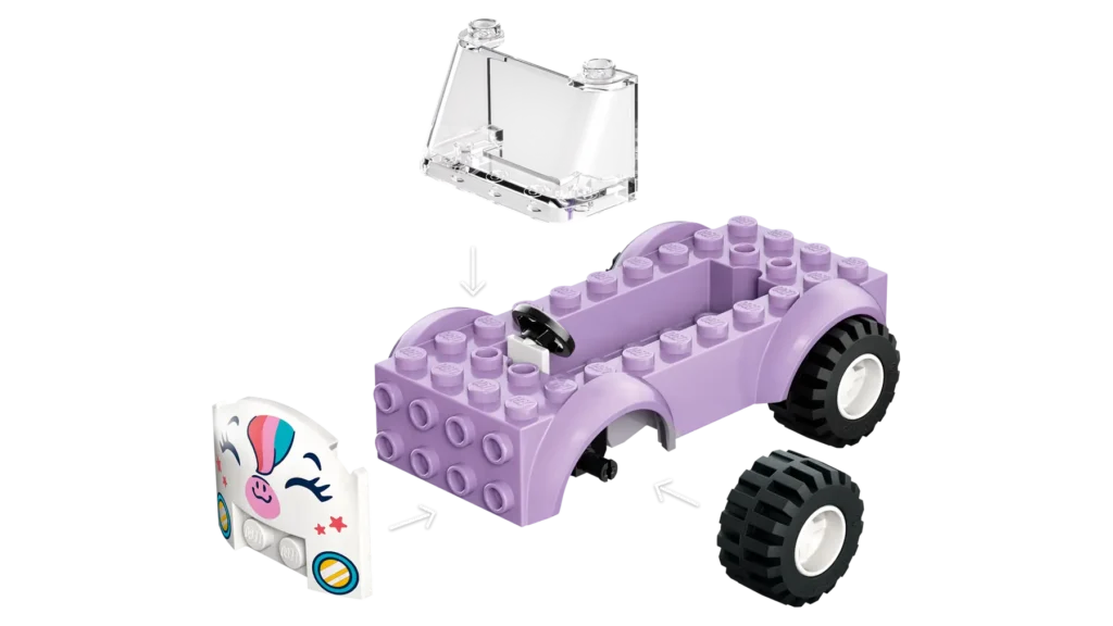 lego friends 42675 unicorn cake delivery car (6)