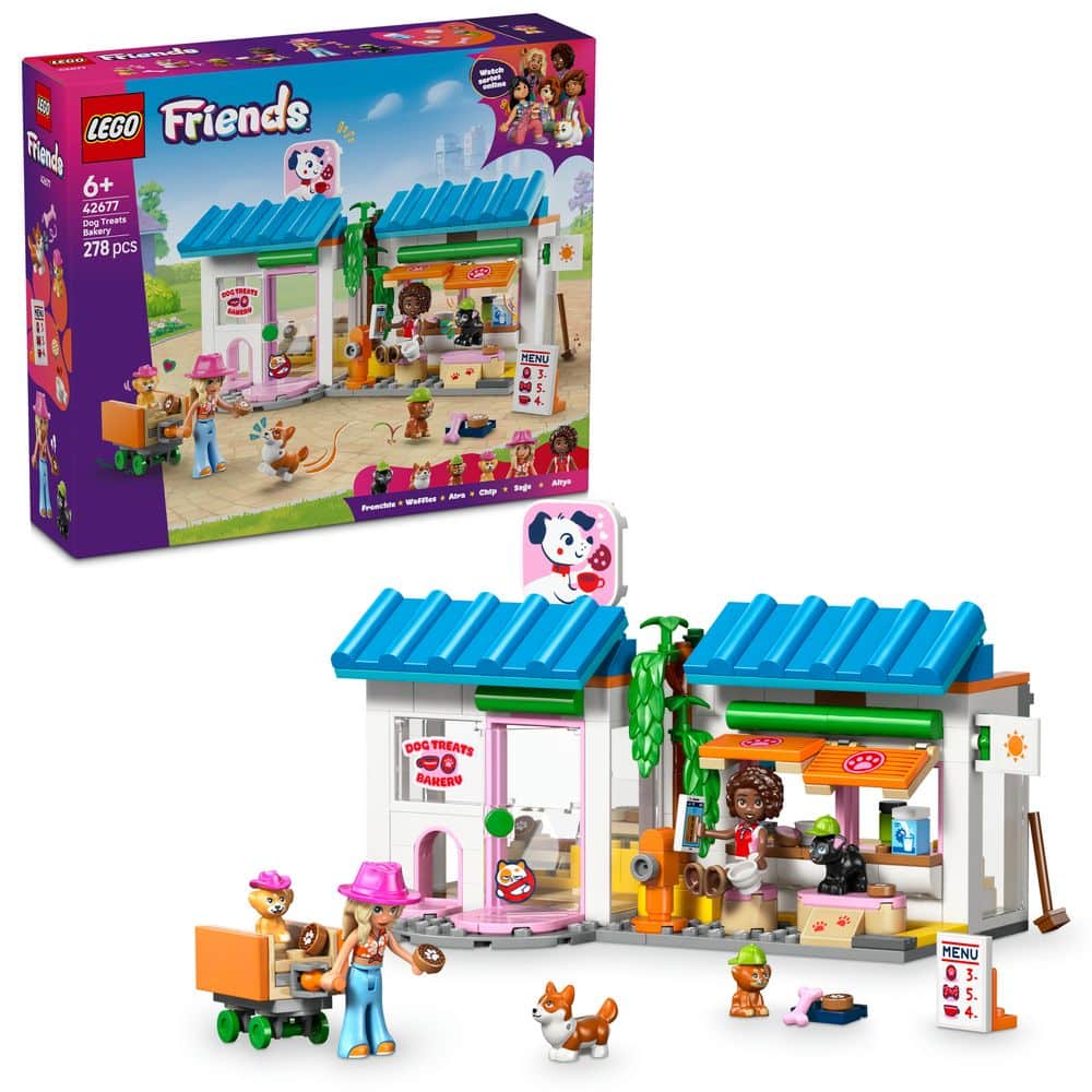 lego friends 42677 dog treats bakery