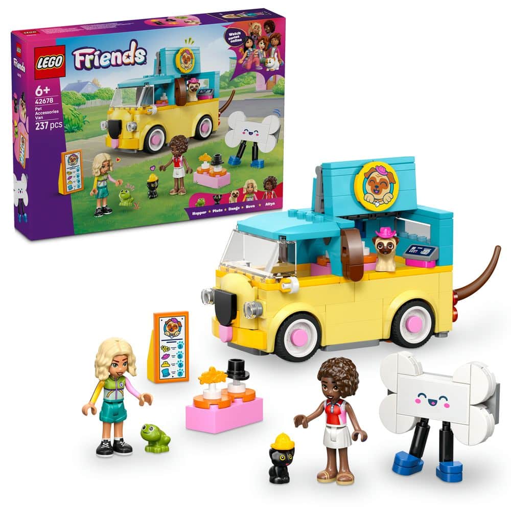 lego friends 42678 pet accessories van
