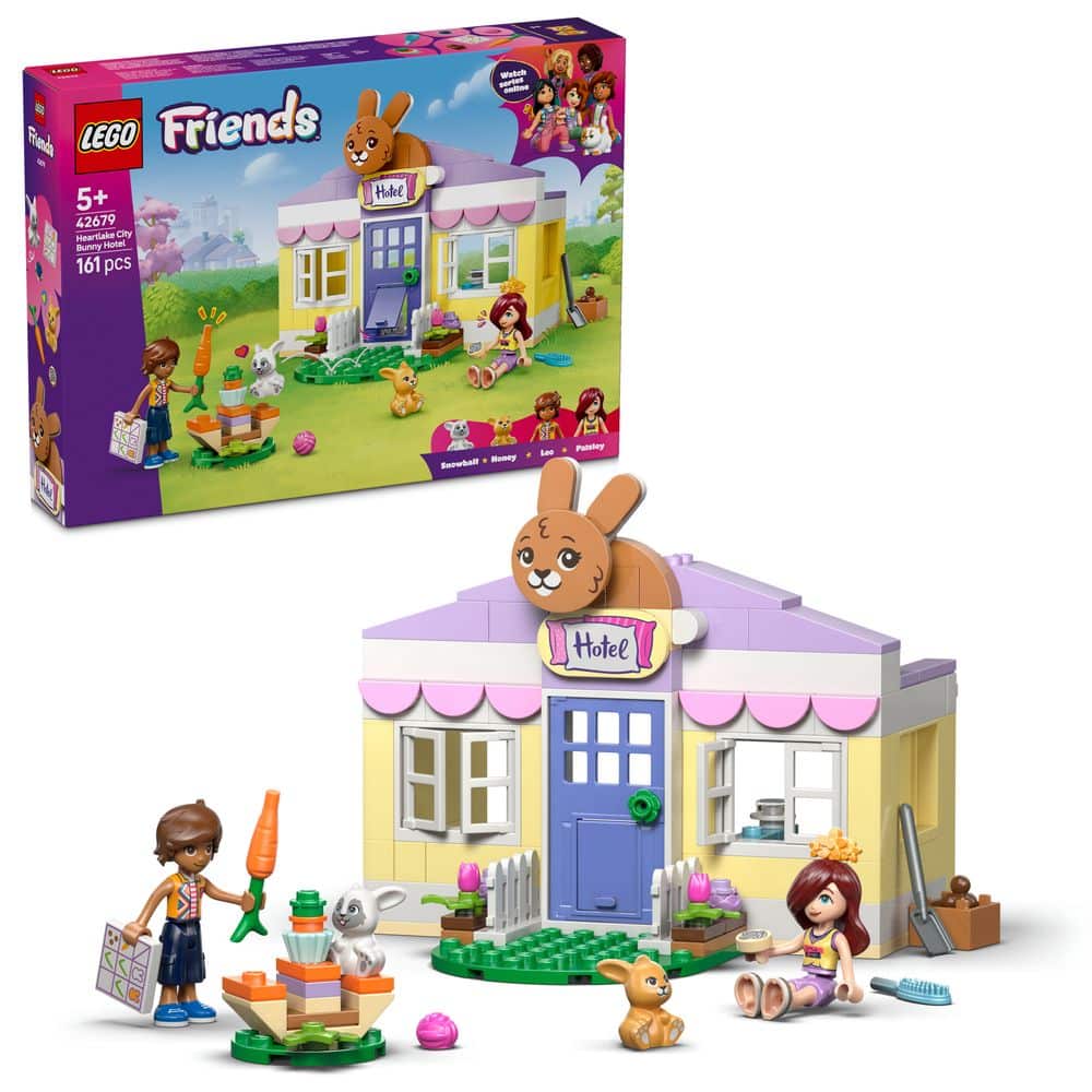 lego friends 42679 heartlake city bunny hotel