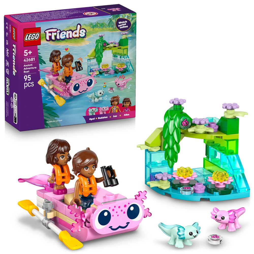 lego friends 42681 axolotl adventure boat