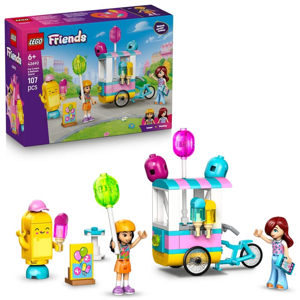 lego friends 42692 ice cream & balloon stand