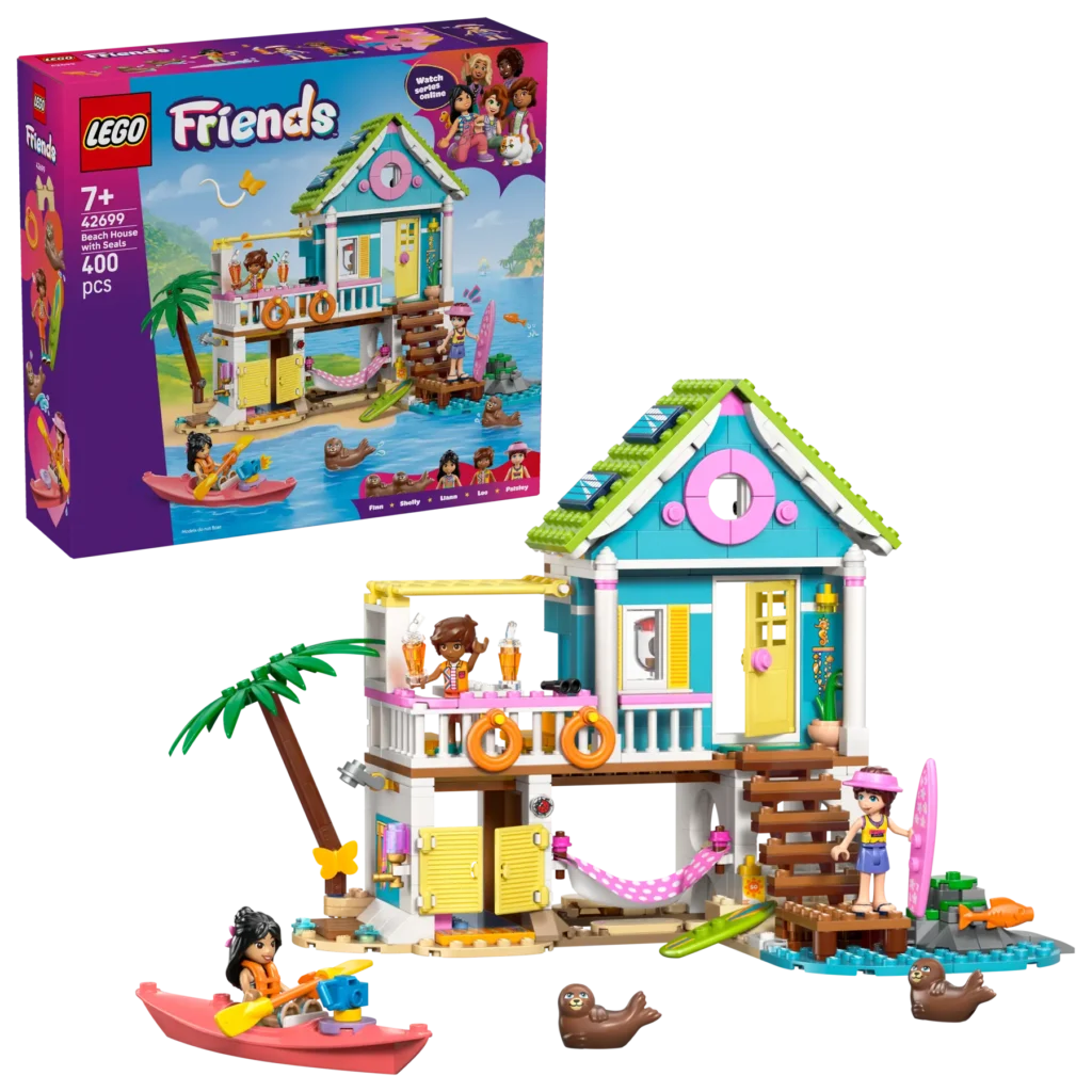 lego friends 42699 beach house with seals (1)