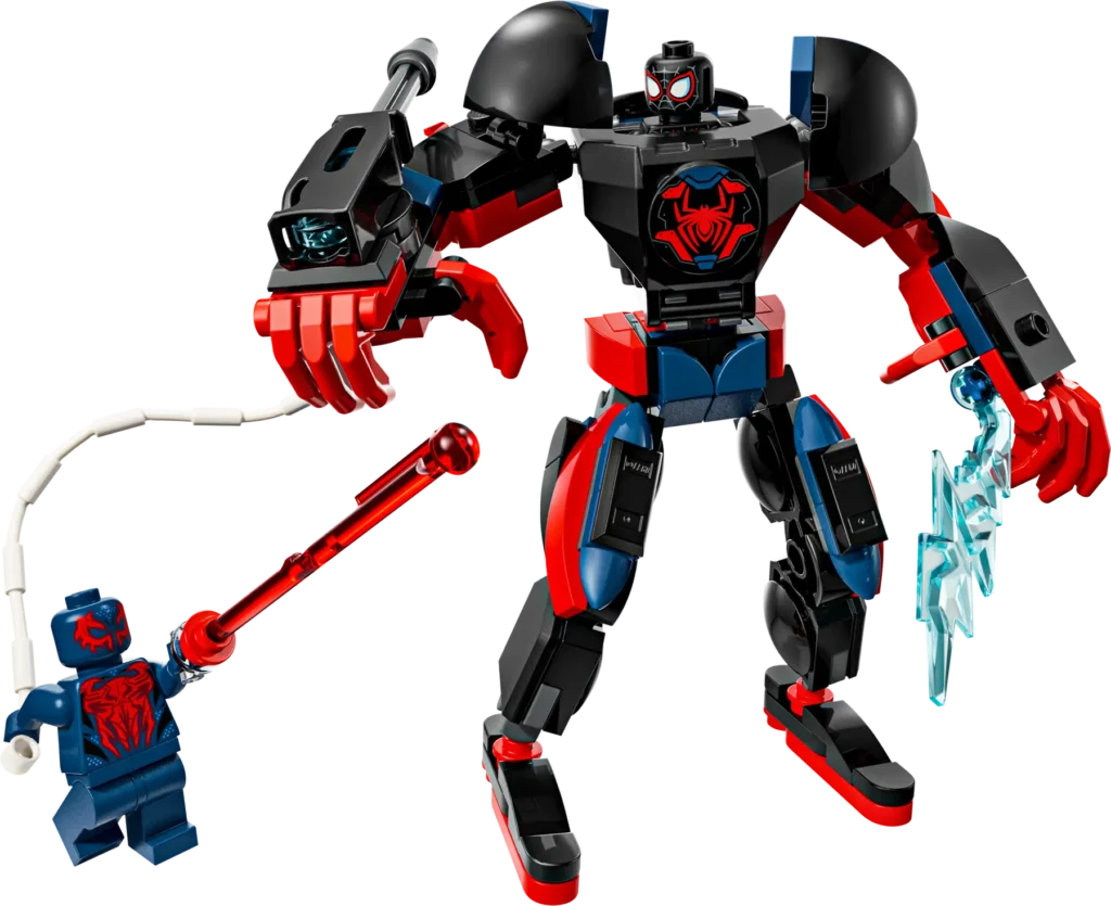 lego marvel 76337 miles morales mech vs. spider man 2099 (2)