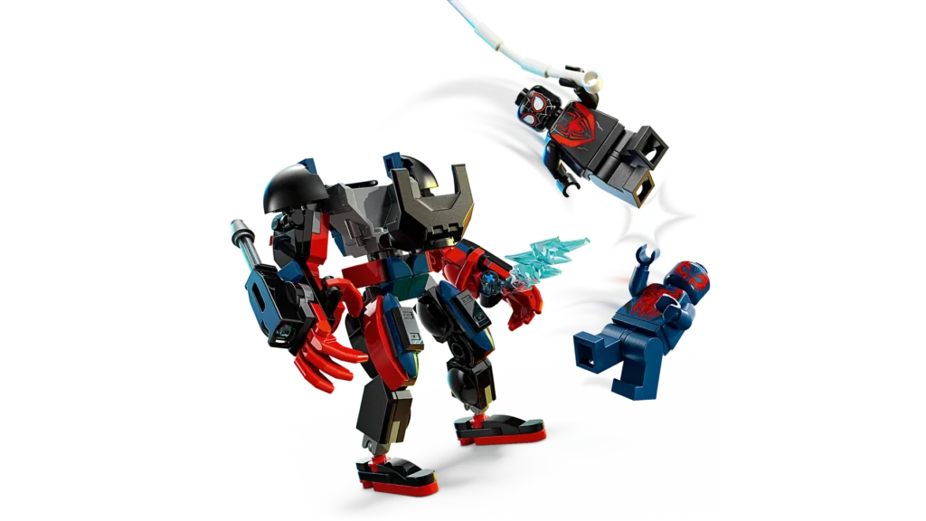 lego marvel 76337 miles morales mech vs. spider man 2099 (7)