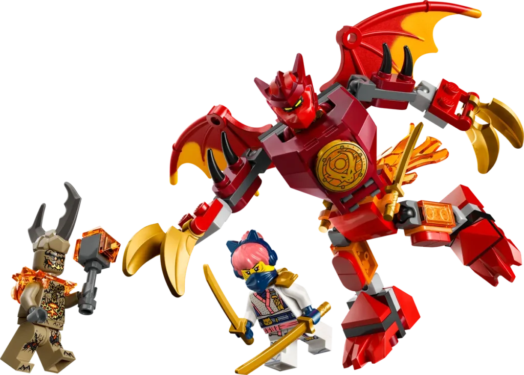 lego ninjago 71851 kai’s dragon mech battle pack (2)
