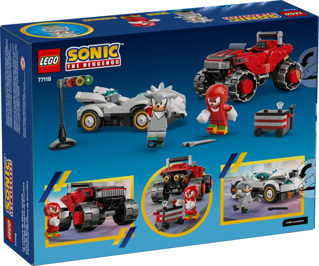 lego sonic 77118 silver’s car vs knuckles’ monster truck (9)