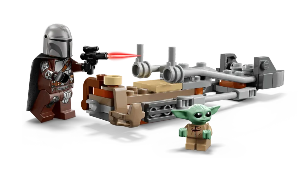 lego star wars 75436 the mandalorian & grogu's speeder bike (5)
