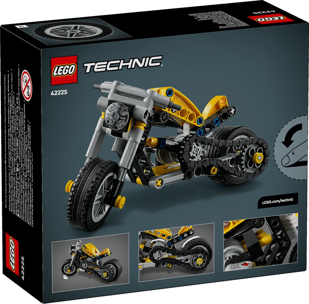 lego technic 42225 yellow motorbike (2)