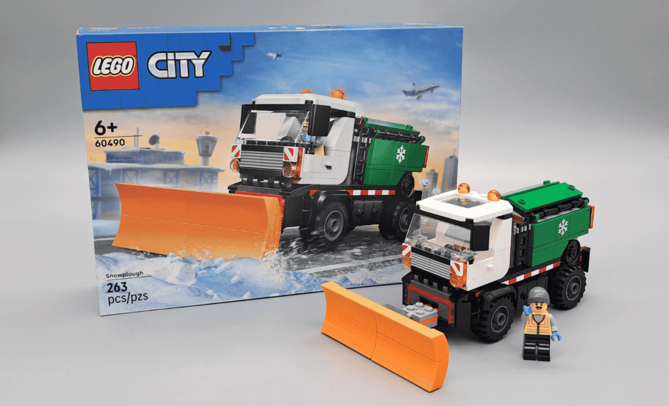 Review: sneeuwruimen met de LEGO City 60490 Snowplough