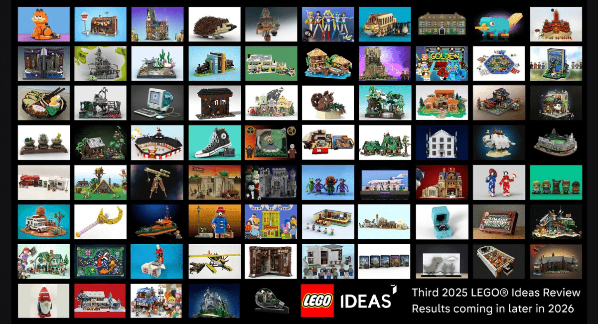 Dit zijn alle Kandidaten van de derde LEGO Ideas review 2025