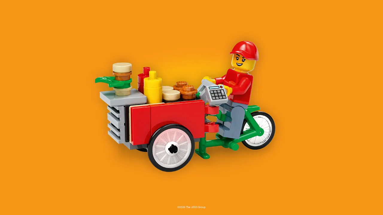 [Make & Take] Haal een gratis LEGO Hamburgerbakfiets op bij de LEGO Stores