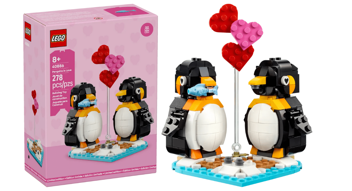 Gratis LEGO 40886 Penguins in Love onthuld als cadeau bij aankopen