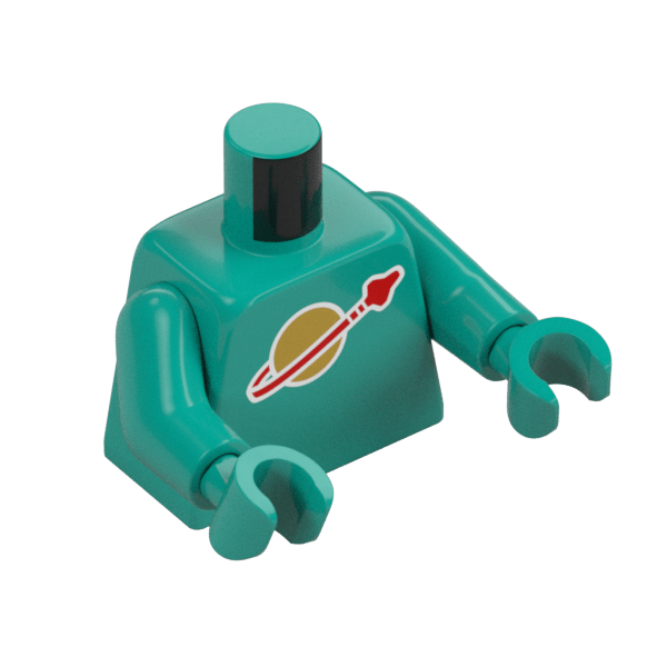 lego 6552650 mini upper part, no. 7647