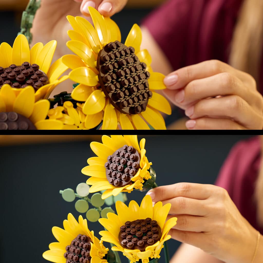 lego botanicals 11502 sunflower bouquet (1)