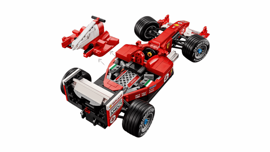 lego icons 11375 ferrari f2004 & michael schumacher (6)