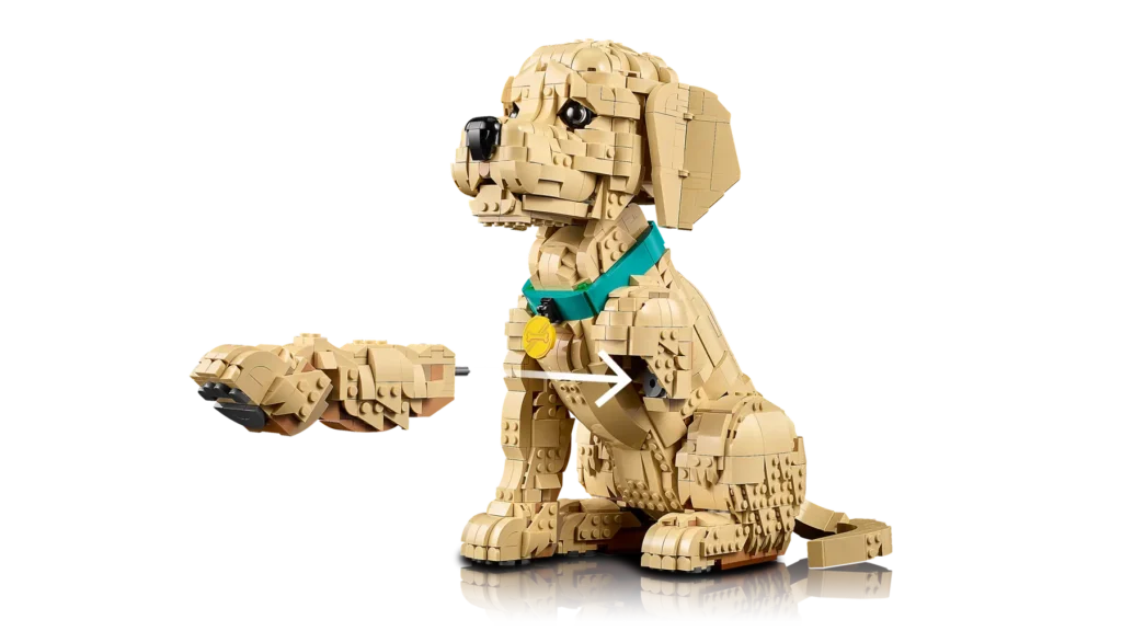 lego icons 11384 golden retriever puppy (14)