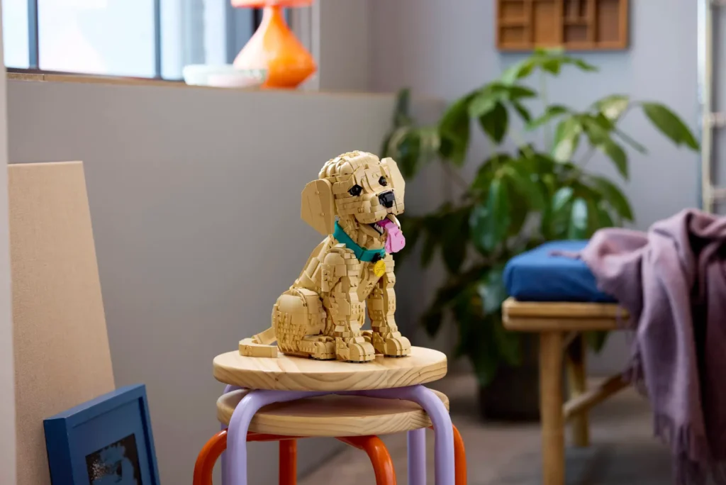 lego icons 11384 golden retriever puppy (7)