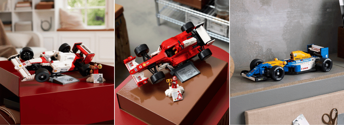 lego icons formule 1 wagens