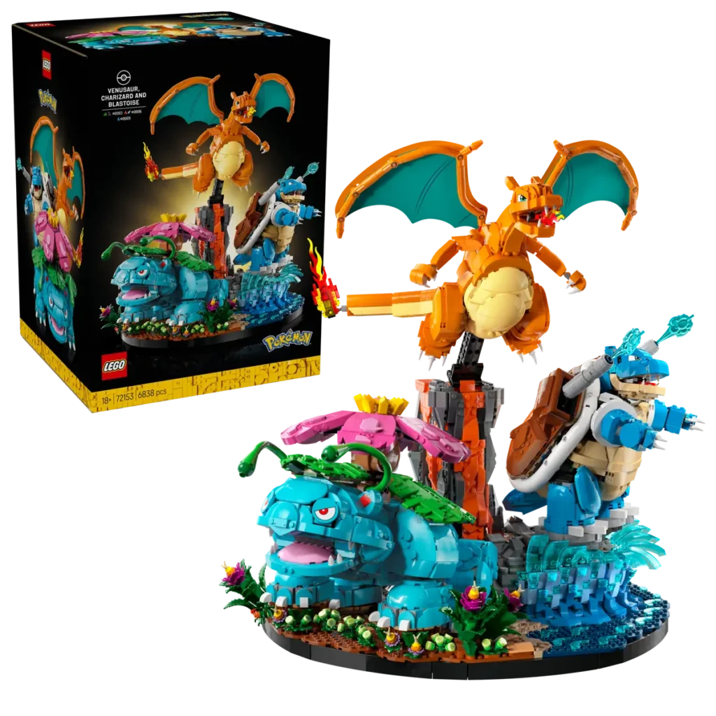 lego pokémon 72153 venusaur, charizard and blastoise (1)