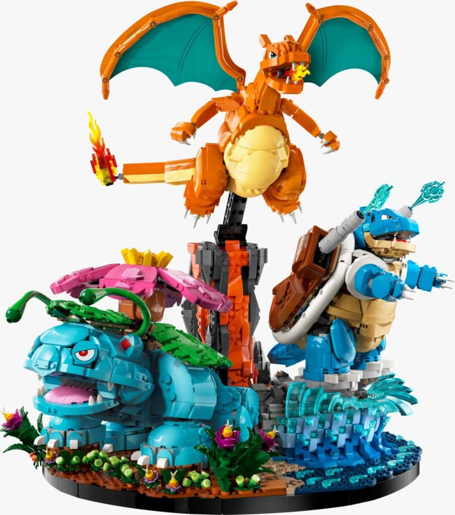 lego pokémon 75153 venusaur, charizard en blastoise (2)