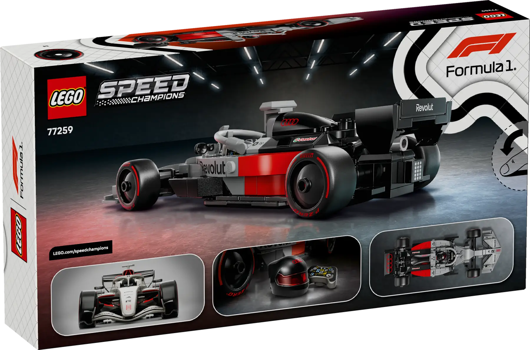 lego speed champions 77259 audi revolut f1 team r26 race car (7)