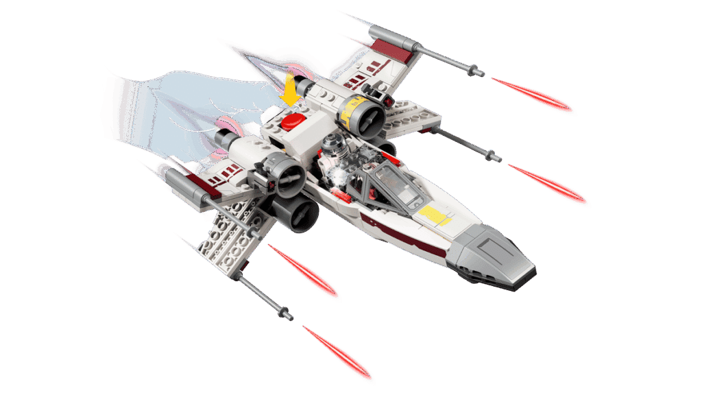 lego star wars 75423 smart play luke's red five x wing (5)